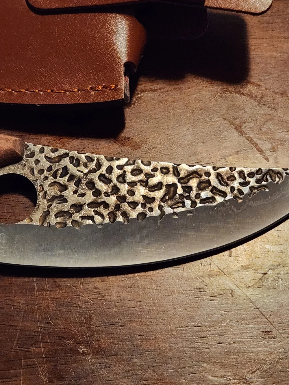 Huusk Japanese Chef 6” Blade With Leather Case Knife Stainless Steel